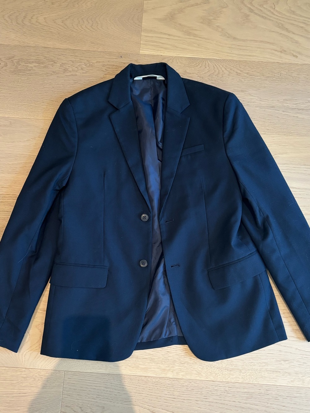 H&M Women’s Navy Two-Button Blazer